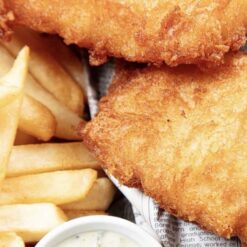 Original Chicken salt fish and chips