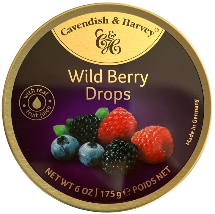 Cavendish & Harvey Wild Berry Drops 175g | Lollies online